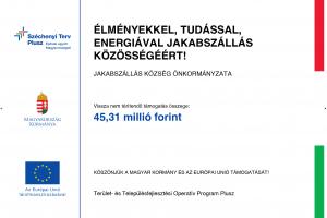 Széchenyi Terv Plusz tábla